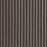 COLE & SON 110/7034.CS.0 COLLEGE STRIPE CHARCOAL+GOLD Wallpaper - Eade's Wallpaper