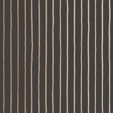 COLE & SON 110/7034.CS.0 COLLEGE STRIPE CHARCOAL+GOLD Wallpaper - Eade's Wallpaper