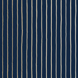 COLE & SON 110/7037.CS.0 COLLEGE STRIPE INK Wallpaper - Eade's Wallpaper