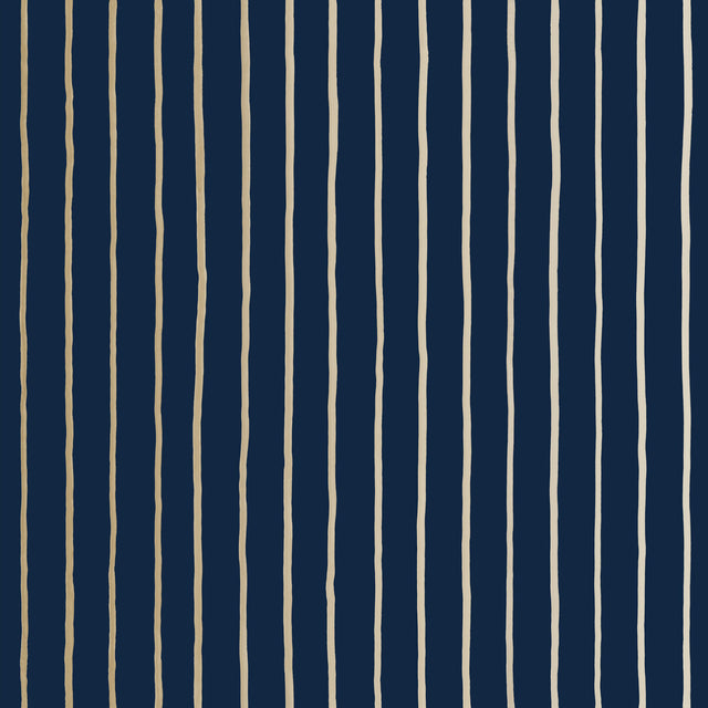 COLE & SON 110/7037.CS.0 COLLEGE STRIPE INK Wallpaper - Eade's Wallpaper