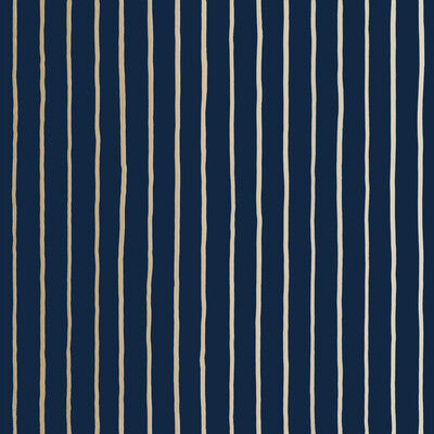 COLE & SON 110/7037.CS.0 COLLEGE STRIPE INK Wallpaper - Eade's Wallpaper