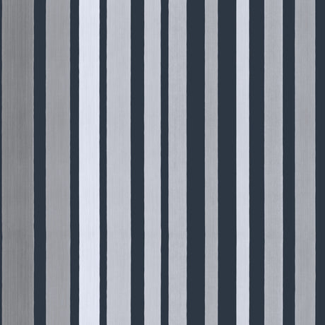 COLE & SON 110/9043.CS.0 CAROUSEL STRIPE GREY Wallpaper - Eade's Wallpaper
