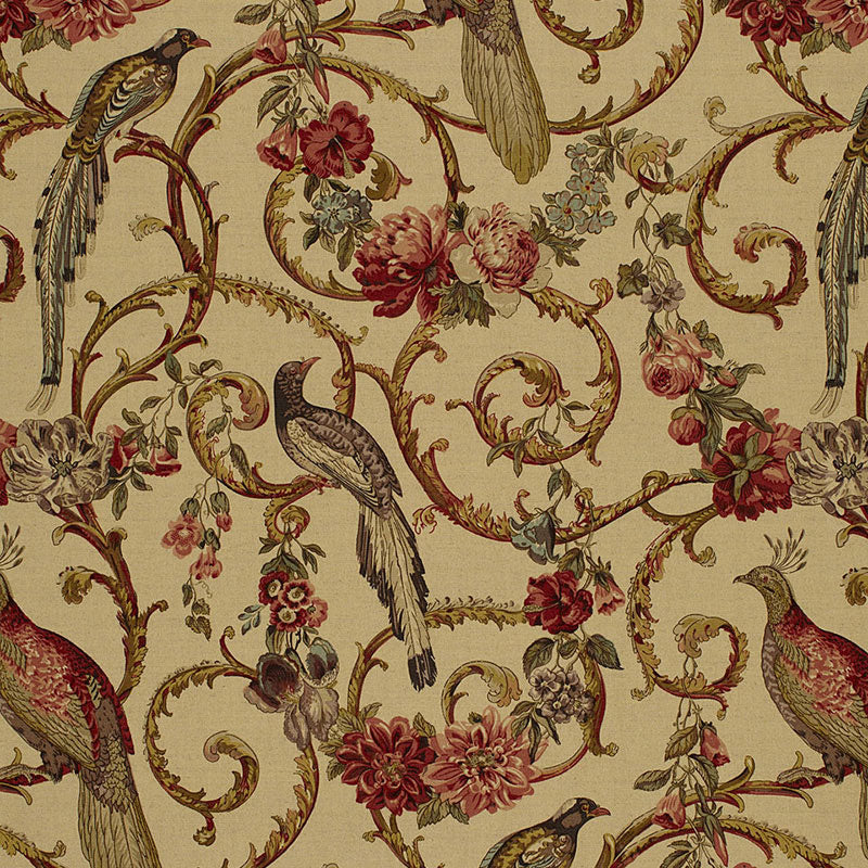 Schumacher Madrigal Document Fabric - Eade's Wallpaper