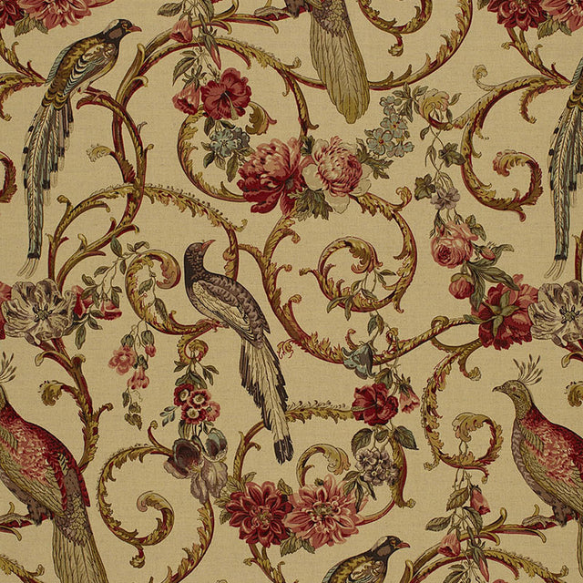 Schumacher Madrigal Document Fabric - Eade's Wallpaper