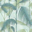 COLE & SON 112/1001.CS.0 PALM JUNGLE PRINT ROOM BLUE/MINT Wallpaper - Eade's Wallpaper