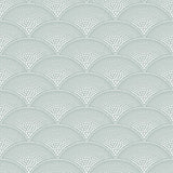 COLE & SON 112/10036.CS.0 FEATHER FAN PRINT ROOM BLUE Wallpaper - Eade's Wallpaper