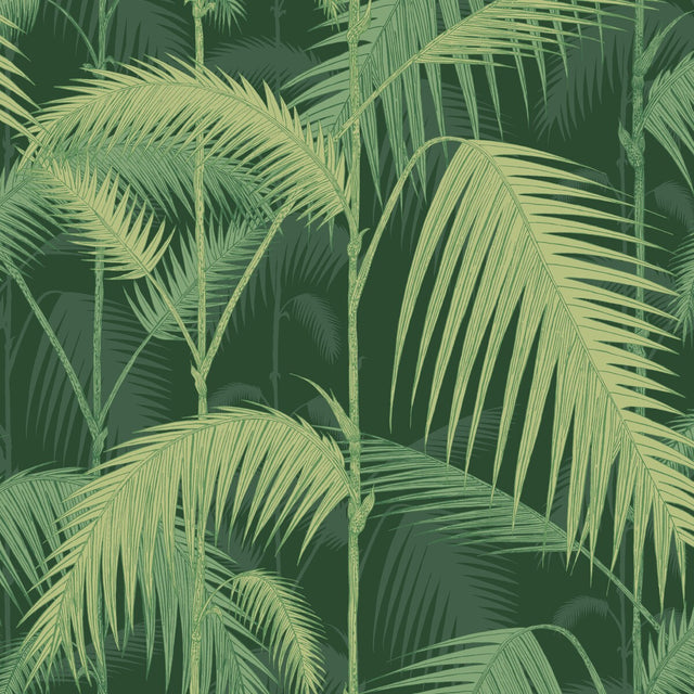 COLE & SON 112/1003.CS.0 PALM JUNGLE LEAF GREEN Wallpaper - Eade's Wallpaper