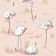 COLE & SON 112/11039.CS.0 FLAMINGOS PLASTER PINK Wallpaper - Eade's Wallpaper