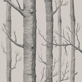 COLE & SON 112/3009.CS.0 WOODS LINEN/CHARCOAL Wallpaper - Eade's Wallpaper