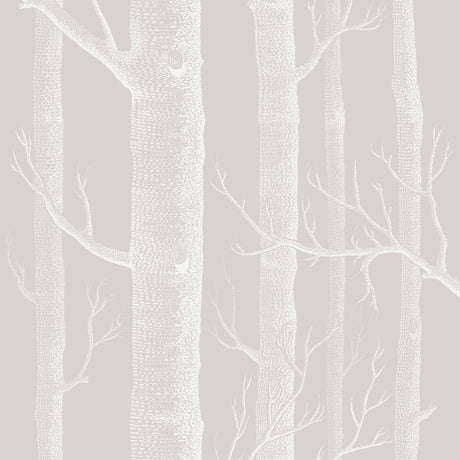 COLE & SON 112/3010.CS.0 WOODS STONE/WHITE Wallpaper - Eade's Wallpaper