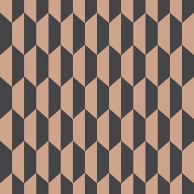 COLE & SON 112/5022.CS.0 PETITE TILE CHARCOAL/BRONZE Wallpaper - Eade's Wallpaper