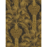 COLE & SON 113/1001.CS.0 HOLLYWOOD PALM CHARCOAL & GOLD Wallpaper - Eade's Wallpaper