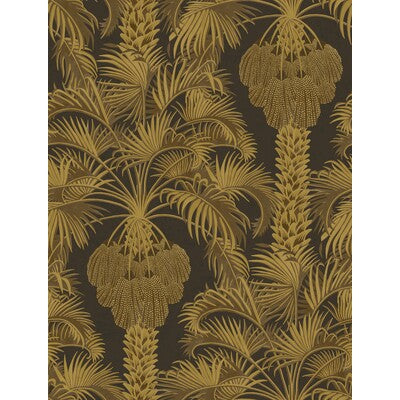 COLE & SON 113/1001.CS.0 HOLLYWOOD PALM CHARCOAL & GOLD Wallpaper - Eade's Wallpaper