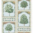 COLE & SON 113/10030.CS.0 SULTAN'S PALACE PRINT ROOM BLUE & DUCK EGG Wallpaper - Eade's Wallpaper