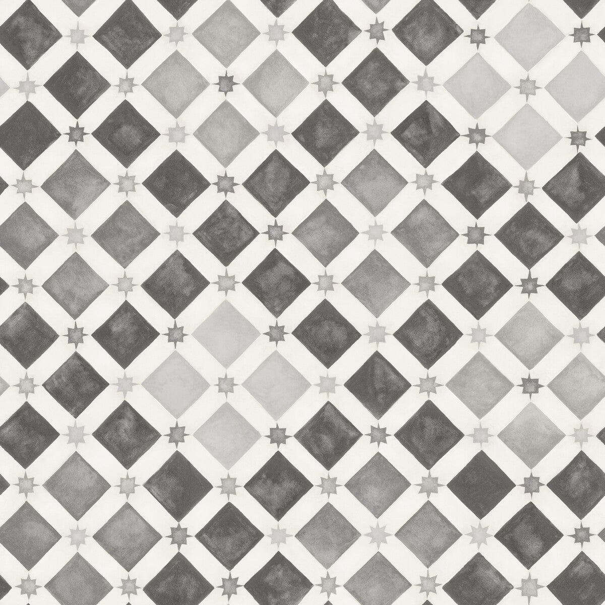 COLE & SON 113/11035.CS.0 ZELLIGE SOOT & SNOW Wallpaper - Eade's Wallpaper