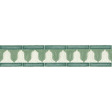 COLE & SON 113/12037.CS.0 ZELLIGE BORDER OLIVE Wallpaper - Eade's Wallpaper