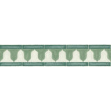 COLE & SON 113/12037.CS.0 ZELLIGE BORDER OLIVE Wallpaper - Eade's Wallpaper
