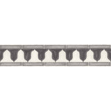 COLE & SON 113/12038.CS.0 ZELLIGE BORDER SOOT & SNOW Wallpaper - Eade's Wallpaper
