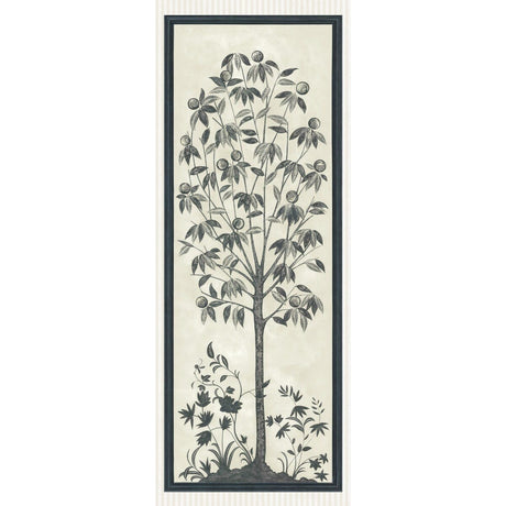 COLE & SON 113/14043.CS.0 TREES OF EDEN/LIFE CHARCOAL & PARCHMENT Wallpaper - Eade's Wallpaper