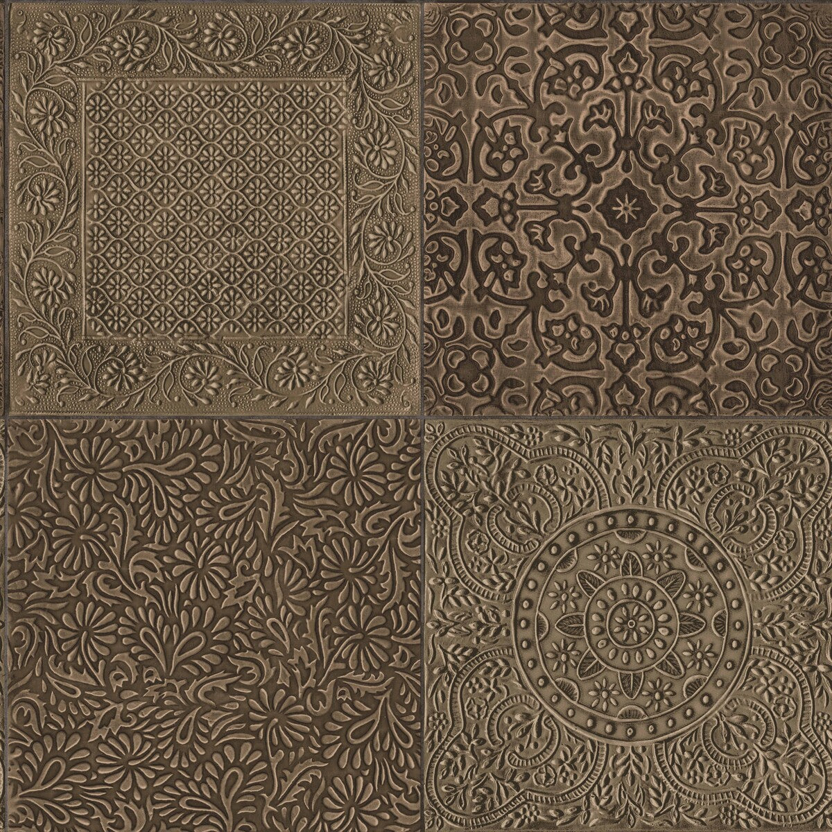 COLE & SON 113/2007.CS.0 BAZAAR BRONZE Wallpaper - Eade's Wallpaper