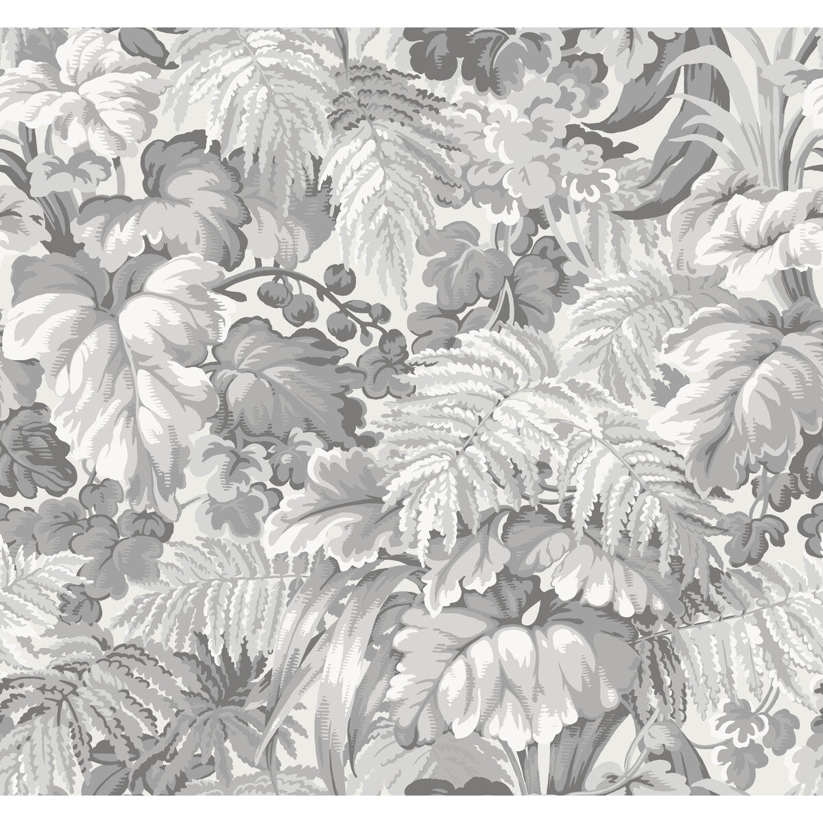 COLE & SON 113/3011.CS.0 ROYAL FERNERY WARM GREY Wallpaper - Eade's Wallpaper