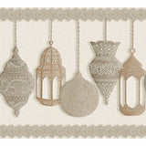 COLE & SON 113/6014.CS.0 FEZ GILVER & PARCHMENT Wallpaper - Eade's Wallpaper
