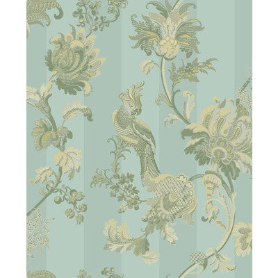 COLE & SON 113/8020.CS.0 ZERZURA DUCK EGG & OLIVE Wallpaper - Eade's Wallpaper