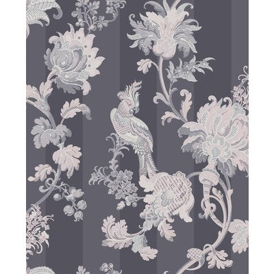 COLE & SON 113/8023.CS.0 ZERZURA SLATE GREY & BLUSH PINK Wallpaper - Eade's Wallpaper