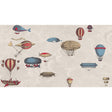 COLE & SON 114/10020.CS.0 MACCHINE VOLANTI STONE/ROUGE/BLUE Wallpaper - Eade's Wallpaper