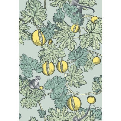 COLE & SON 114/1002.CS.0 FRUTTO PROIBITO SEAFOAM & LEMON Wallpaper - Eade's Wallpaper