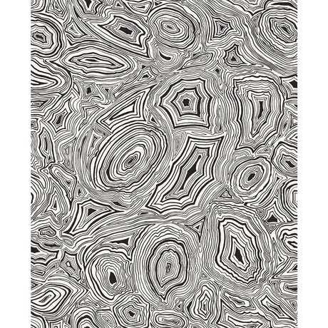 COLE & SON 114/17036.CS.0 MALACHITE WHITE/BLACK Wallpaper - Eade's Wallpaper