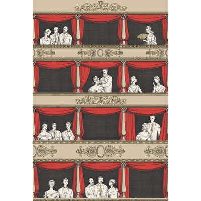COLE & SON 114/18037.CS.0 TEATRO LINEN/ROUGE Wallpaper - Eade's Wallpaper