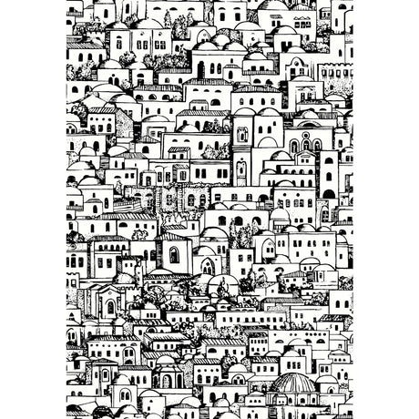 COLE & SON 114/19039.CS.0 MEDITERRANEA WHITE/BLACK Wallpaper - Eade's Wallpaper
