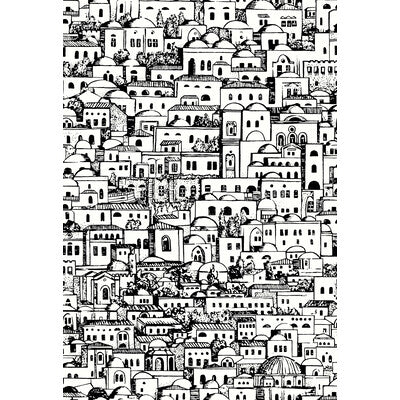 COLE & SON 114/19039.CS.0 MEDITERRANEA WHITE/BLACK Wallpaper - Eade's Wallpaper