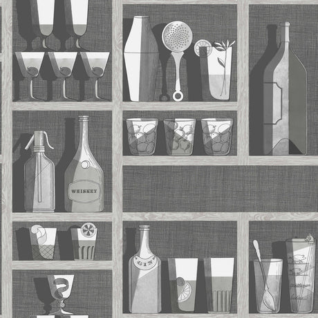 COLE & SON 114/23045.CS.0 COCKTAILS SOOT/SNOW Wallpaper - Eade's Wallpaper