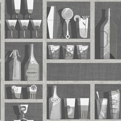 COLE & SON 114/23045.CS.0 COCKTAILS SOOT/SNOW Wallpaper - Eade's Wallpaper