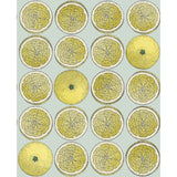 COLE & SON 114/24048.CS.0 ARANCE LEMON/SEAFOAM Wallpaper - Eade's Wallpaper