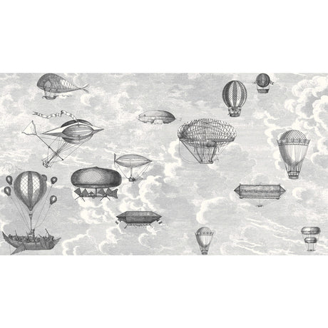 COLE & SON 114/27053.CS.0 MACCHINE VOLANTI SOOT/SNOW Wallpaper - Eade's Wallpaper