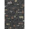 COLE & SON 114/7014.CS.0 MEDITERRANEA CHARCOAL & METALLIC Wallpaper - Eade's Wallpaper