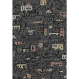 COLE & SON 114/7014.CS.0 MEDITERRANEA CHARCOAL & METALLIC Wallpaper - Eade's Wallpaper