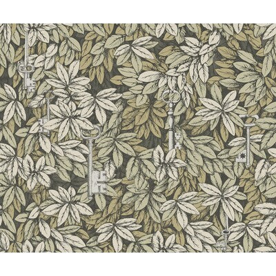 COLE & SON 114/9017.CS.0 CHIAVI SEGRETE GILVER & GOLD Wallpaper - Eade's Wallpaper