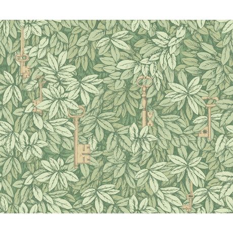 COLE & SON 114/9018.CS.0 CHIAVI SEGRETE OLIVE Wallpaper - Eade's Wallpaper