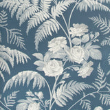 COLE & SON 115/10031.CS.0 ROSE WHITE/ICE BLUE/DENIM Wallpaper - Eade's Wallpaper