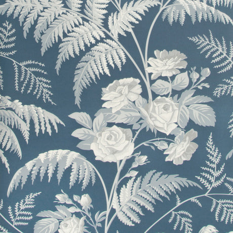 COLE & SON 115/10031.CS.0 ROSE WHITE/ICE BLUE/DENIM Wallpaper - Eade's Wallpaper