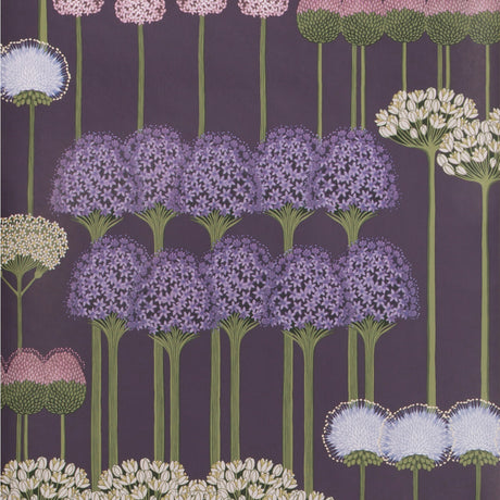 COLE & SON 115/12036.CS.0 ALLIUM MULB/HEATHER/VIOLET Wallpaper - Eade's Wallpaper