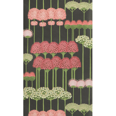 COLE & SON 115/12037.CS.0 ALLIUM CORAL/L GREEN/CHAR Wallpaper - Eade's Wallpaper
