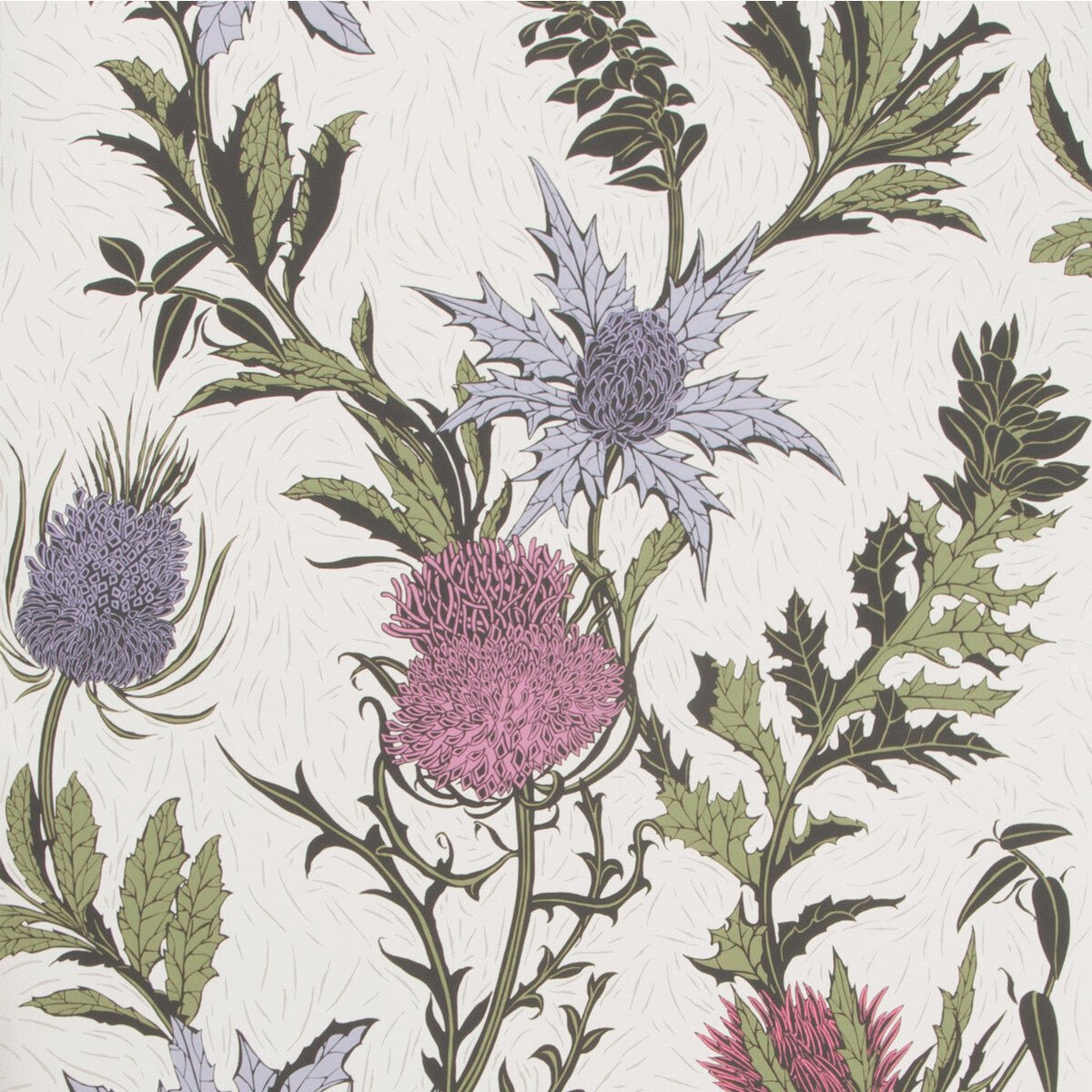 COLE & SON 115/14044.CS.0 THISTLE LILAC/CERISE/WHITE Wallpaper - Eade's Wallpaper