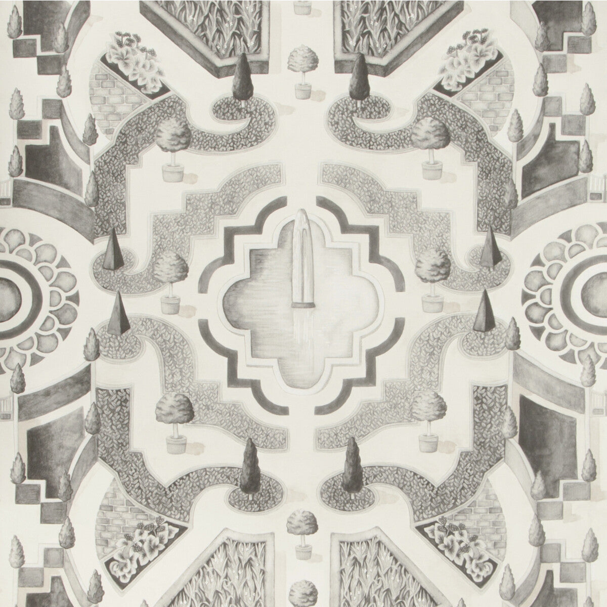 COLE & SON 115/2006.CS.0 TOPIARY SOOT Wallpaper - Eade's Wallpaper