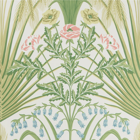 COLE & SON 115/3008.CS.0 BLUEBELL SPRING GREEN/CRM Wallpaper - Eade's Wallpaper