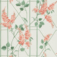 COLE & SON 115/5012.CS.0 WISTERIA CORAL/SAGE/PARCH Wallpaper - Eade's Wallpaper